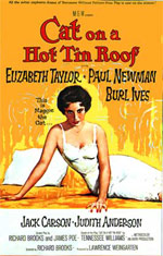 Poster for the movie Cat on a Hot Tin Roof