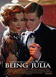 ;Being Julia, movie poster;