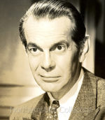 Raymond Massey, actor,