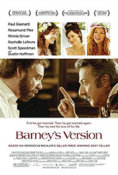 ;Barney`s Version, movie poster;