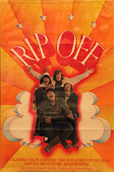 This image was scanned from an original poster for Rip Off in the Northernstars Collection