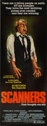Scanners, movie, poster