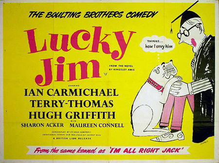 ;Lucky Jim. lobby card;