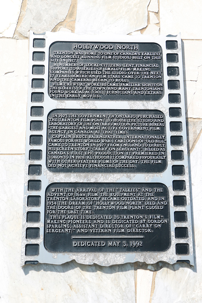 Hollywood North commemorative plaque , image,