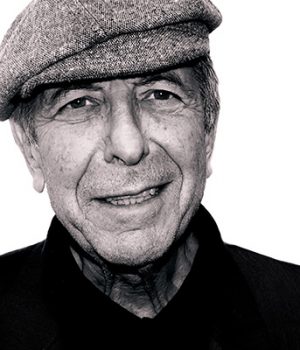 Leonard Cohen, singer, songwriter,