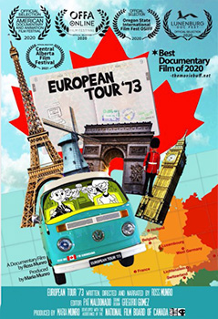 European Tour '73, poster,