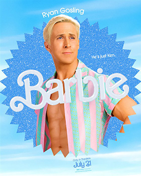 Ryan Gosling, Barbie, movie, poster,