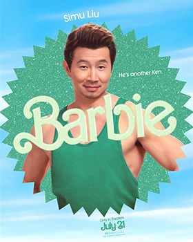 Simu, Liu. actor, Barbie, poster,